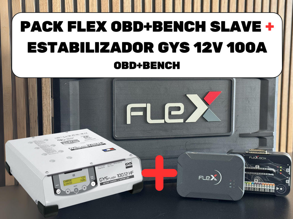 PACK MAGICMOTORSPORT FLEX OBD+BENCH SLAVE + ESTABILIZADOR GYS 12V 100A