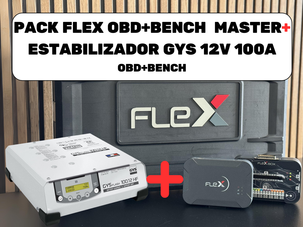 PACK MAGICMOTORSPORT FLEX OBD+BENCH MASTER + ESTABILIZADOR GYS 12V 100A